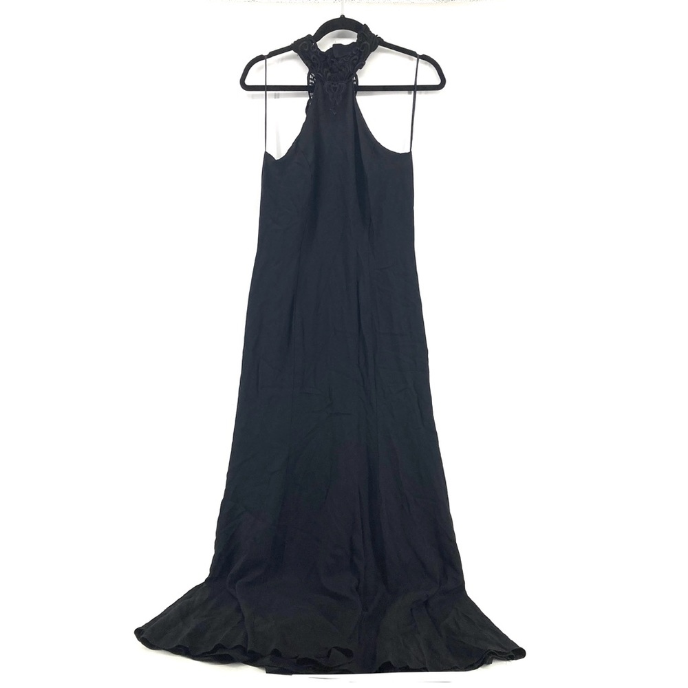 Vintage Loralie 80s Black Maxi Dress